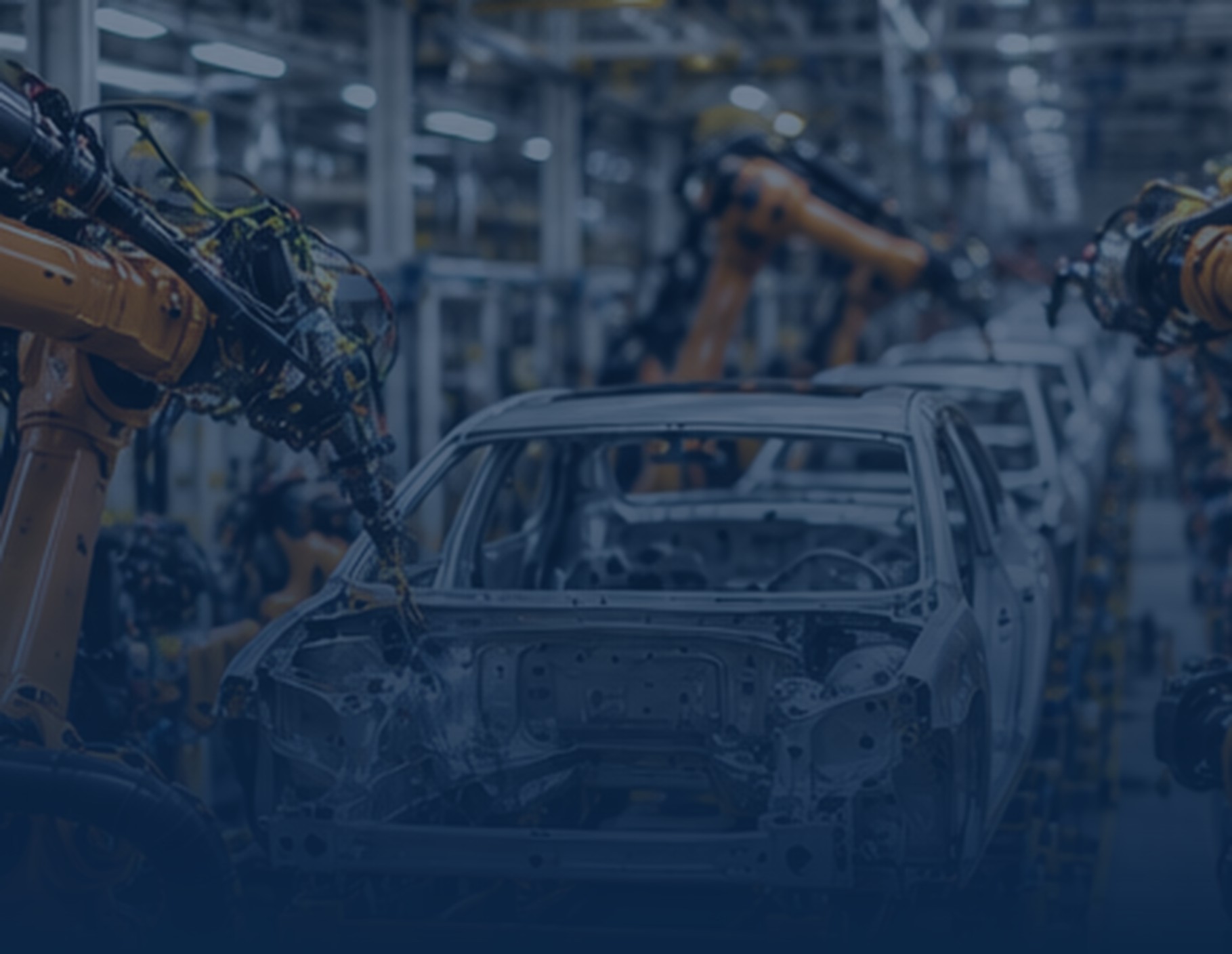 Robotic automotive production line